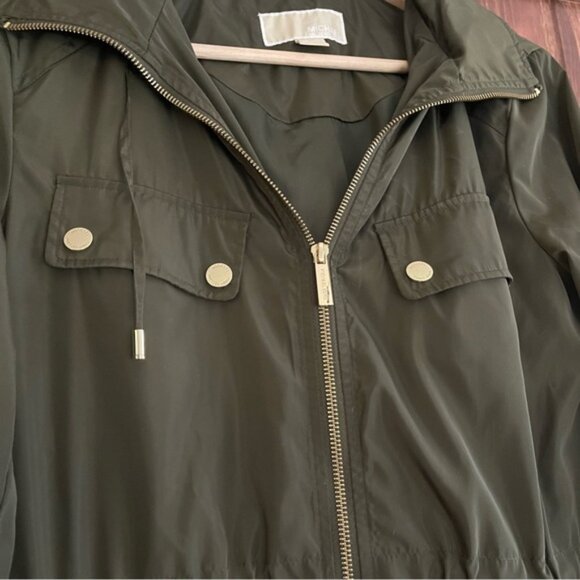Michael Kors Army Green Utility Jacket Medium - Picture 3 of 6